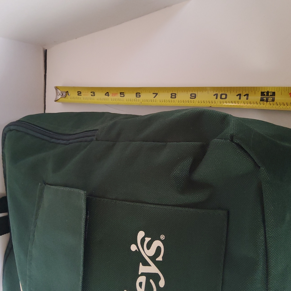 Backpack dark green O,Charley's FOX American Idol abc news Charleston NWOT. - Picture 9 of 12